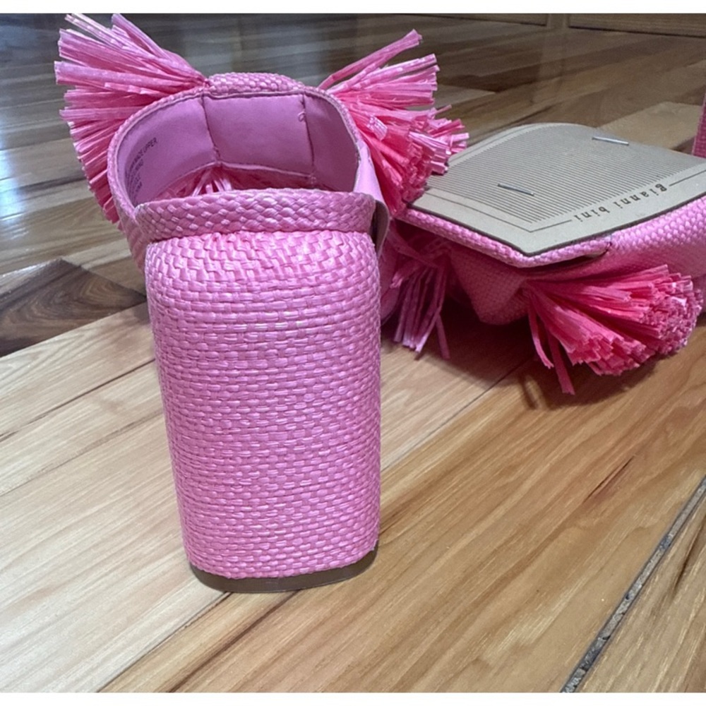 Maguire Raffia Knotted Fringe Slide Sandals - Picture 5 of 5